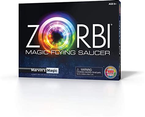 Zorbi magic flying saucer: The toy that defies gravity.